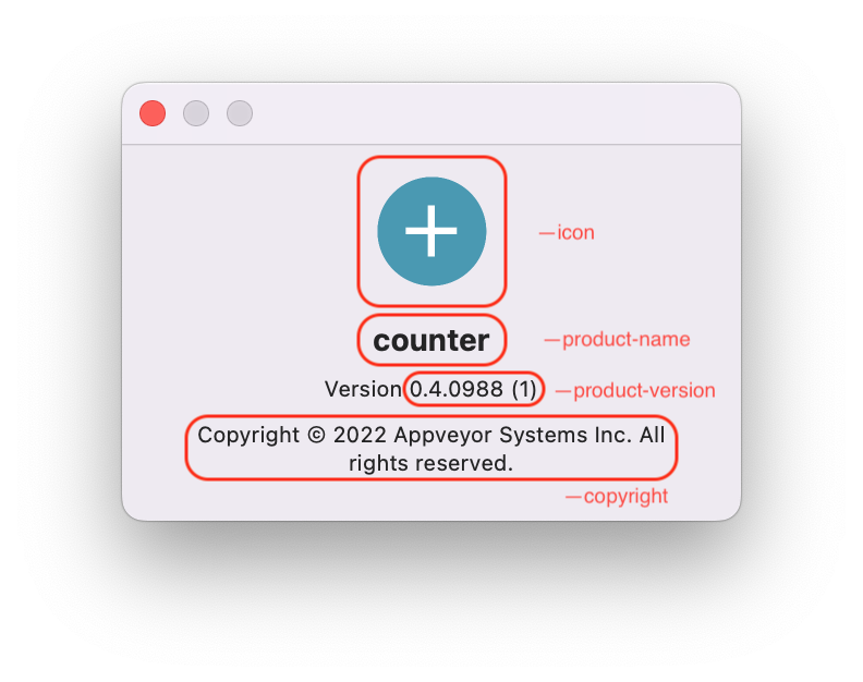 Flet app bundle about
