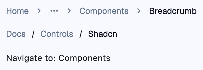 breadcrumb