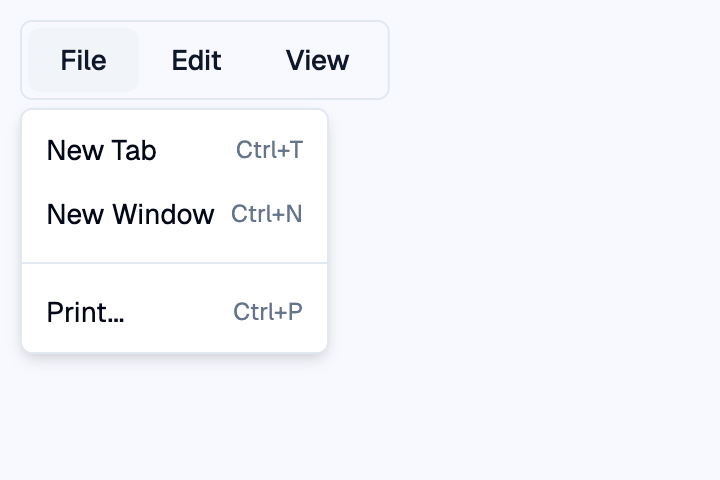 Menubar
